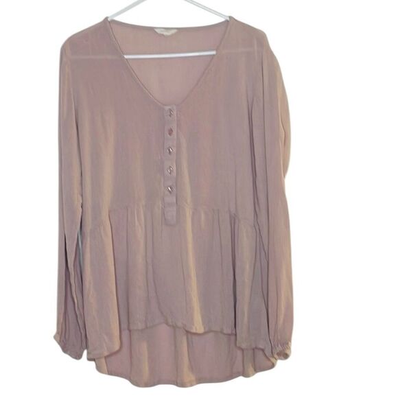 Sim & Sam Flowy Rose Pink Blouse - Picture 2 of 7